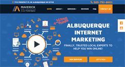 Desktop Screenshot of maverickwebmarketing.com